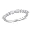 CREATED FOREVER CREATED FOREVER 5/8 CT TGW LAB CREATED DIAMOND BAND IN PLATINUM PLATED STERLING SILVER