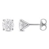 Created Forever 5ct Tw Lab-grown Diamond Solitaire Martini-style Stud Earrings In Platinum In White