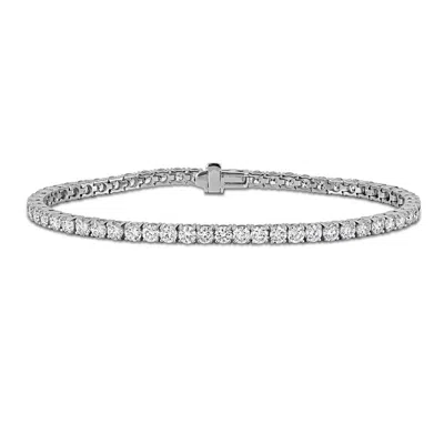 Created Forever 6 1/4ct Tw Lab-grown Diamond Tennis Bracelet In 14k White Gold - 7 In In Metallic