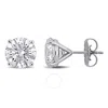 Created Forever 6ct Tw Lab-grown Diamond Martini-style Stud Earrings In 14k White Gold In White