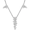 Created Forever 7/8ct Tw Lab Grown Diamond Necklace In 14k White Gold In Metallic