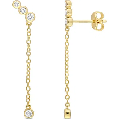 Created Forever Lab Grown Diamond Drop Earrings In Gold