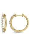 Created Forever Lab-grown Diamond Hoop Earrings In Gold