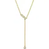 Created Forever Lab Grown Diamond Lariat Necklace In Gold