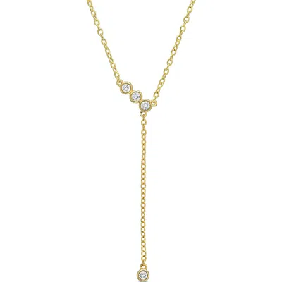 Created Forever Lab Grown Diamond Lariat Necklace In Gold