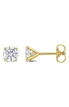 Created Forever Lab-grown Diamond Solitaire Stud Earrings In Gold