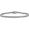 Created Forever Lab Grown Diamond Tennis Bracelet In Silver