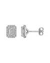 Created Forever Silver 1.74 Ct. Tw. Lab-grown Diamond Stud Earrings In Silver