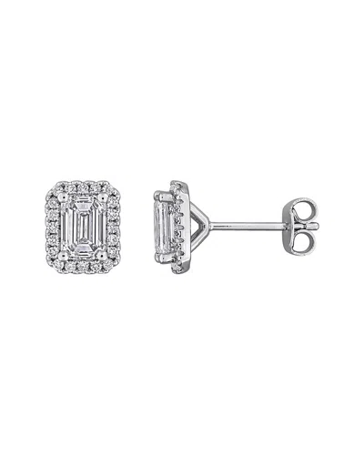 Created Forever Silver 1.74 Ct. Tw. Lab-grown Diamond Stud Earrings