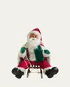 Creation Group Santa On Sledge In Multi