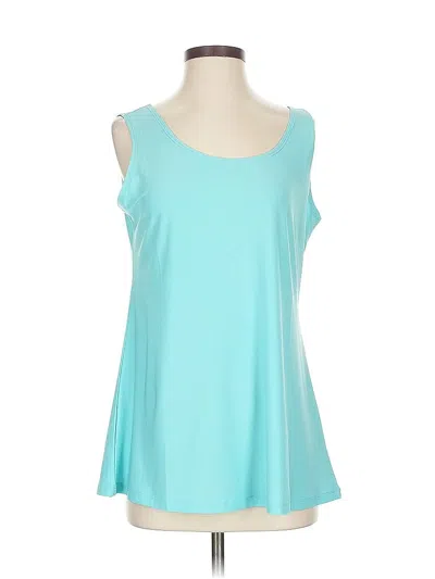 Pre-owned Creation Sleeveless T-shirt In Blue