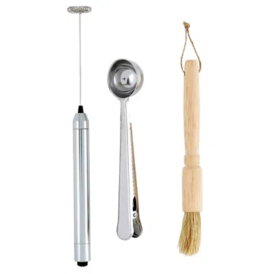 Creative Brands Barista Book Box In Silver/beige In Multi