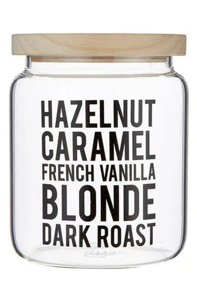 Creative Brands Glass Coffee Canister In Transparent