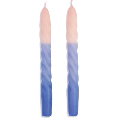 Creative Brands Set Of 2 Taper Candles In Multi