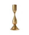 Creative Co-op Inc Hand-forged Taper Holder In Brass