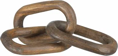 Creative Co-op Reclamied Wood Chain In Natural