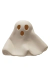 Creative Co-op Stoneware Ghost Light In White