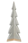 Creative Co-op Stoneware Tree Figurine In Gray