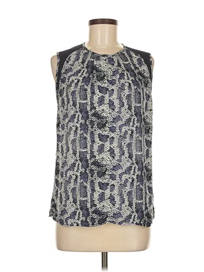 Pre-owned Creative Commune Sleeveless Blouse In Blue