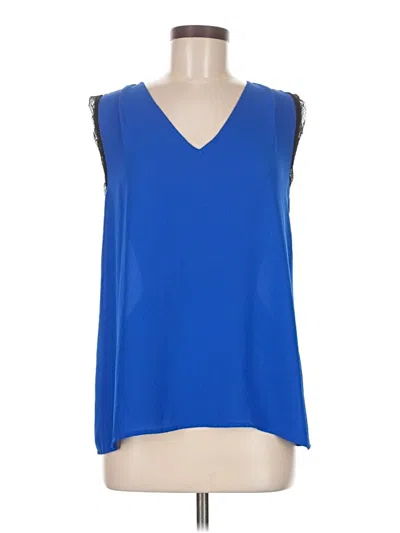 Pre-owned Creative Commune Sleeveless Blouse In Blue