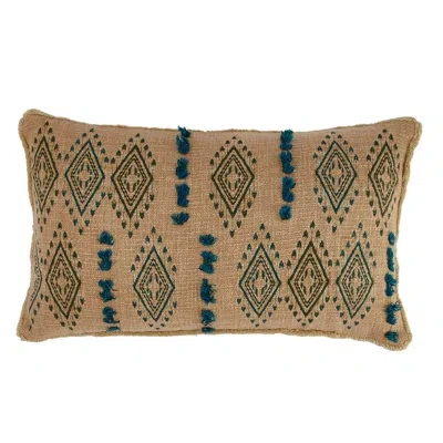 Creative Co-op 100% Cotton Lumbar Rectangular Pillow Cover