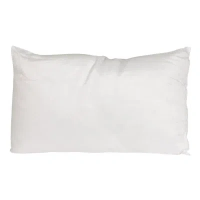 Creative Co-op 20" X 12" Polyester Pillow Filler, Set Of 2 In White