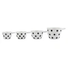 Creative Co-op 4 -piece Ceramic Measuring Cup Set In White