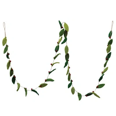 Creative Co-op 6' Green Figurine Novelty Garland