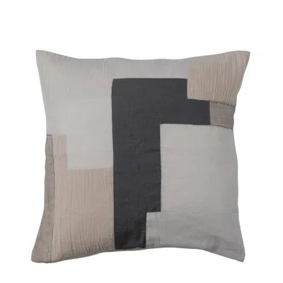 Creative Co-op Adarsh 100% Cotton Throw Square Pillow Cover