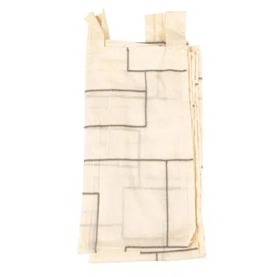 Creative Co-op Analeiah Cotton Curtain In Ivory