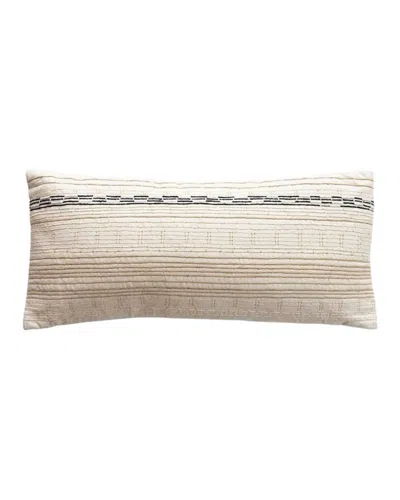 Creative Co-op Cotton Lumbar Pillow In Multicolored