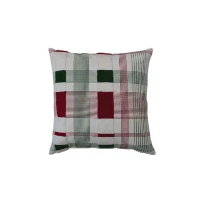 Creative Co-op Cotton Throw Square Pillow Cover & Insert