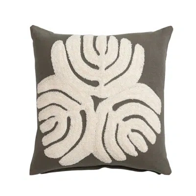 Creative Co-op Embroidered Down Throw Pillow