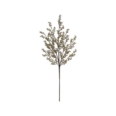 Creative Co-op Faux Berry Stem In Silver