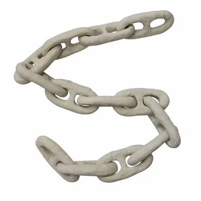 Creative Co-op Handmade Paper Mache Chain In Beige
