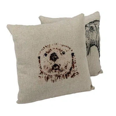 Creative Co-op Linen Throw Pillow