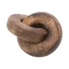 Creative Co-op Mango Wood Chain D In Stained Finish