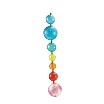 Creative Co-op Plastic Ball Garland In Multicolor