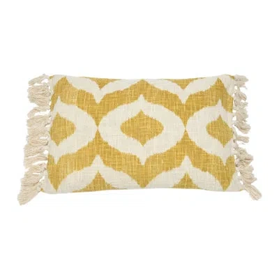 Creative Co-op Rectangular Cotton Pillow Cover & Insert