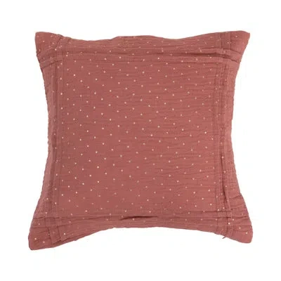 Creative Co-op Square Cotton Pillow Cover & Insert