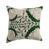 Creative Co-op Square Cotton Voile Printed Pillow With Suzani Pattern In Multicolor
