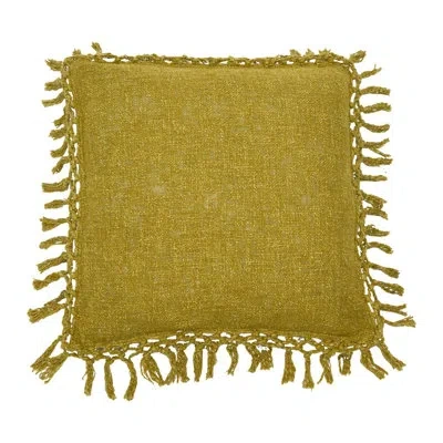 Creative Co-op Square Pillow Cover & Insert In Olive
