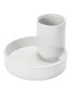 Creative Co-op Terra-cotta Organizer With Compartments In White