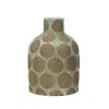 Creative Co-op Terra-cotta Vase In Aqua