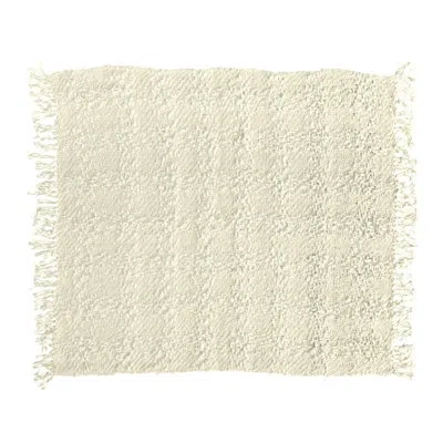 Creative Co-op Throw Blanket In Beige