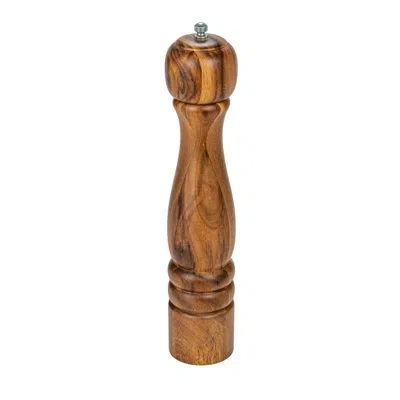 Creative Co-op Wood Salt & Pepper Combination Mill In Natural