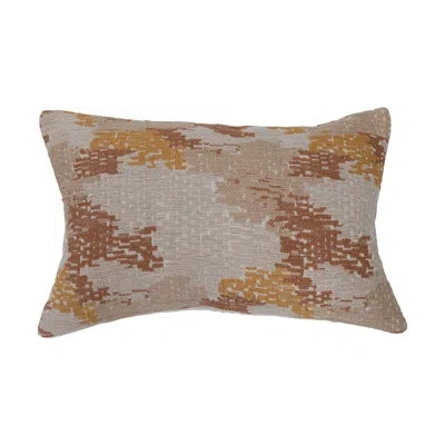 Creative Co-op Woven Cotton Blend Jacquard Lumbar Pillow