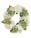 Creative Displays 23in Hydrangea Spring Wreath In Multi