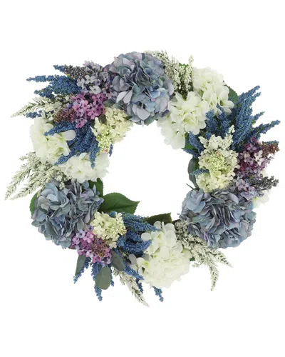 Creative Displays 23in Spring Wreath With Hydrangeas In Multi