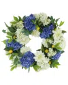 Creative Displays 24in Spring Wreath With Dahlias In Multi